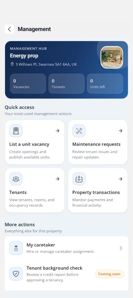 Your property. Every move, visible. messaging