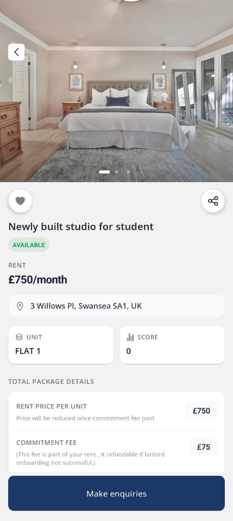 See the listing. Make the move. property share